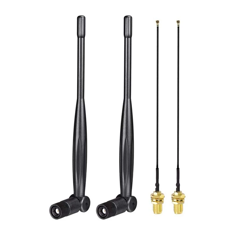 Антенна Wi-Fi 6DBi 2,4 GHz 5,8 GHz Dual Band RP-SMA мужской антенны + MHF4 для RP-SMA женский помощью соединительного кабеля 6 дюймов (набор из 4 шт.)
Антенна Wi-Fi 6DBi 2,4 GHz 5,8 GHz Dual Band RP-SMA мужской антенны + MHF4 для RP-SMA женский помощью соединительного кабеля 6 дюймов (набор из 4 шт.)