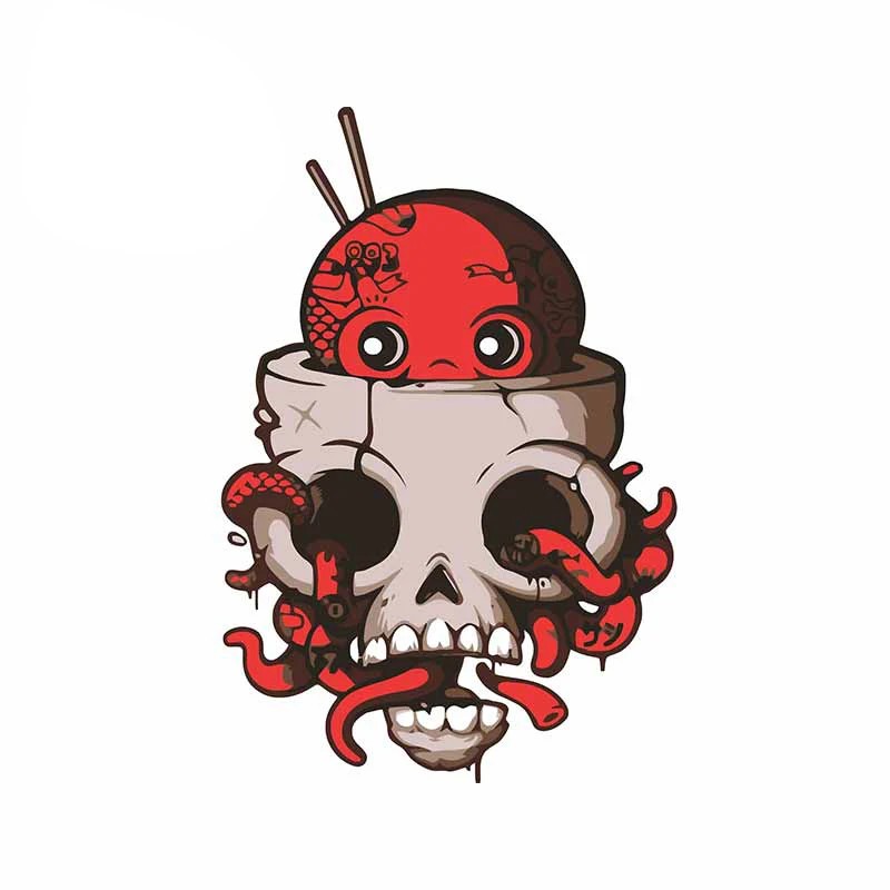 Liitle Octopus In Skull Fine Car Sticker Windshield Bumper Motorcycle Helmet Decal High Quality KK Vinyl Cover Waterproof PVC
Liitle Octopus In Skull Fine Car Sticker Windshield Bumper Motorcycle Helmet Decal High Quality KK Vinyl Cover Waterproof PVC