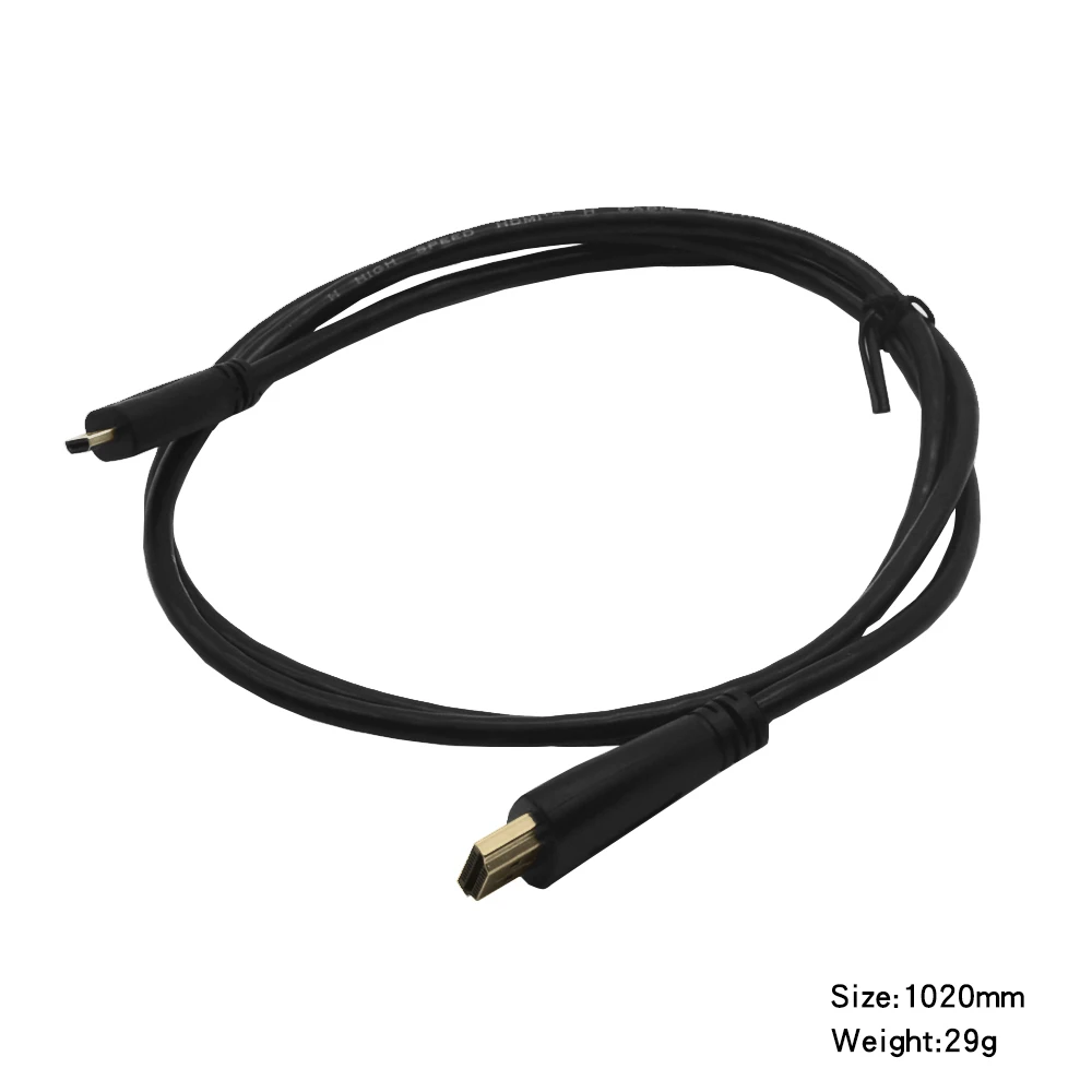 1M Micro HDMI to HDMI Cable 3D 1080P Plated Male-Male Micro HDMI Cable for Phone Tablet HDTV Camera
1M Micro HDMI to HDMI Cable 3D 1080P Plated Male-Male Micro HDMI Cable for Phone Tablet HDTV Camera