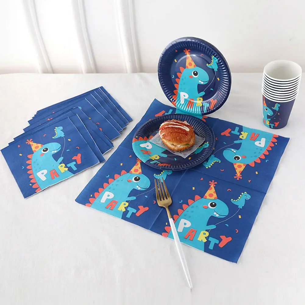 Little Dinosaur Printed Paper Disposable Tableware Set Childrens Day Birthday Party Tableware Health Kindergarten Party Supplies
Little Dinosaur Printed Paper Disposable Tableware Set Childrens Day Birthday Party Tableware Health Kindergarten Party Supplies