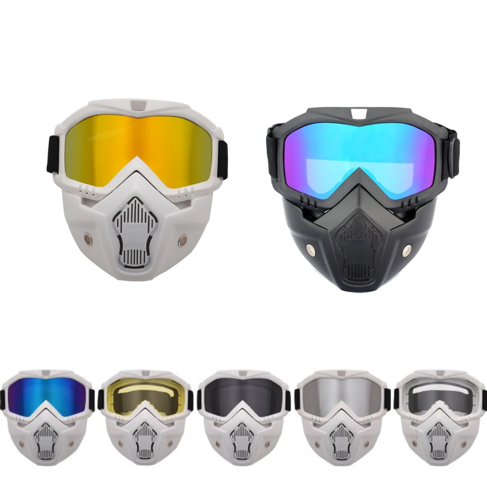 

Tactical Windproof Mask Full Face Goggles Kids Painball Airsoft BB Gel Ball Toy Guns Games Protection Glasses CS Motocross Ski