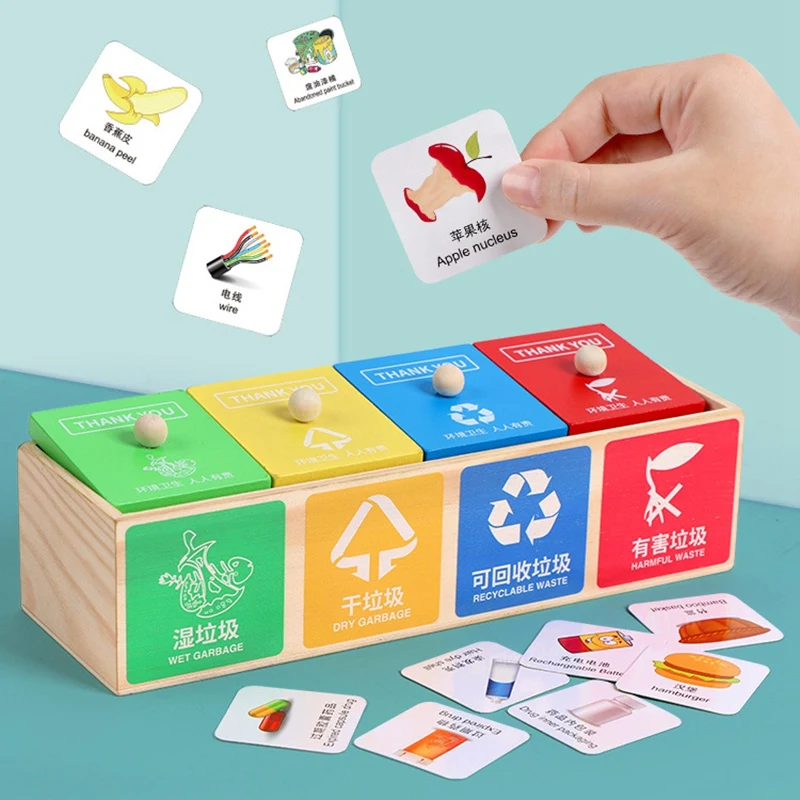 Garbage Sorting Toy Early Educational Toys Mini Trash Can Clean Trash Sorting Learn Basic Life Skills
Garbage Sorting Toy Early Educational Toys Mini Trash Can Clean Trash Sorting Learn Basic Life Skills