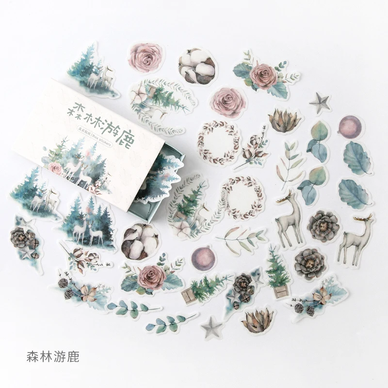 Forest Deer Green Decorative Stationery Stickers Scrapbooking DIY Diary Album Stick Lable 
Forest Deer Green Decorative Stationery Stickers Scrapbooking DIY Diary Album Stick Lable