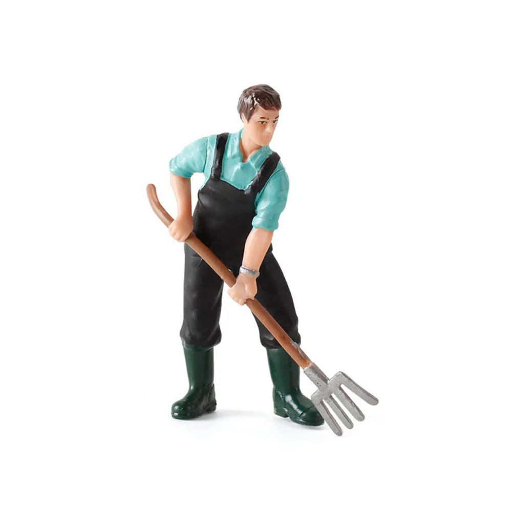 Миниатюрная фигурка фермера из ПВХ
Миниатюрная фигурка фермера из ПВХ