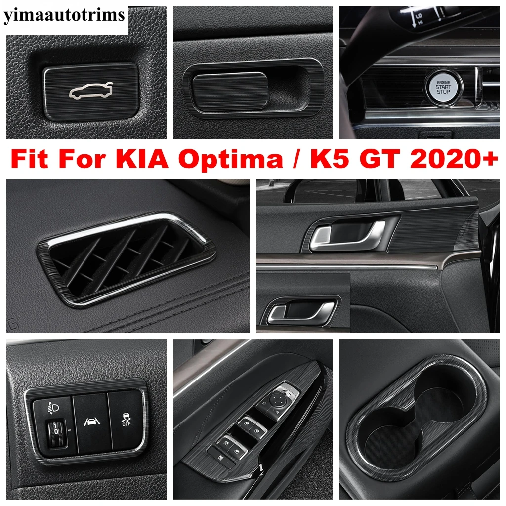 Window Lift Head Light Button Water Cup Holder Frame Cover Kit Trim Stainless Steel Accessories For KIA Optima / K5 GT 2020-2022
Window Lift Head Light Button Water Cup Holder Frame Cover Kit Trim Stainless Steel Accessories For KIA Optima / K5 GT 2020-2022