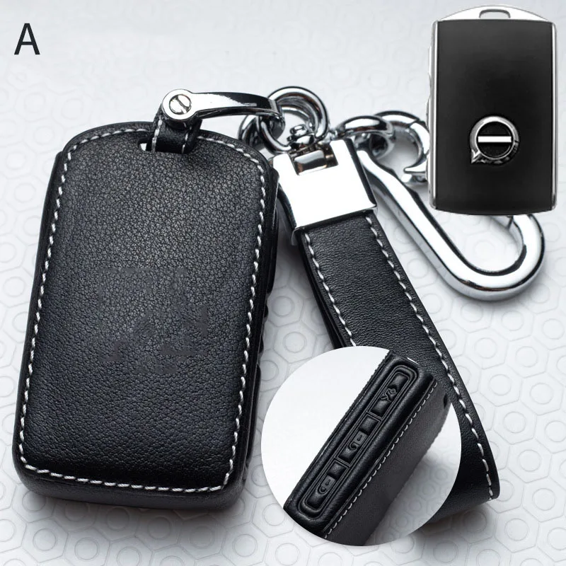 Leather Car Key Cover Case for volvo s90 S90L t5 t6 t8 XC60 2014 - 2021 Edge button Car Auto Key Case Covers Protect
Leather Car Key Cover Case for volvo s90 S90L t5 t6 t8 XC60 2014 - 2021 Edge button Car Auto Key Case Covers Protect