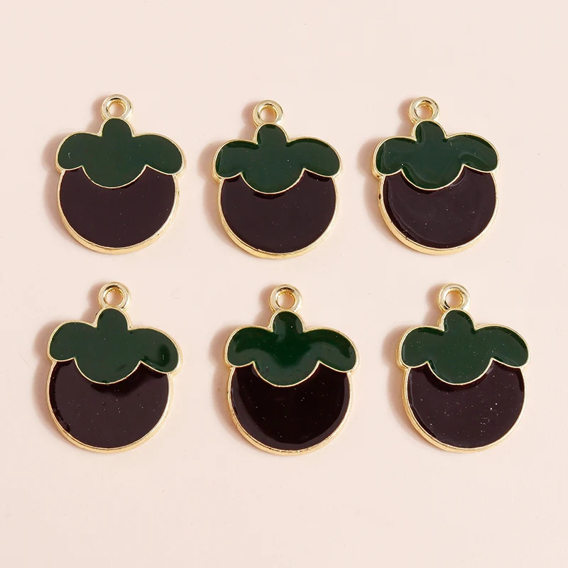 10pcs 15*19mm Alloy Enamel Fruit Mangosteen Charms for Necklaces Earrings Making Pendants DIY Jewelry Findings Accessories
10pcs 15*19mm Alloy Enamel Fruit Mangosteen Charms for Necklaces Earrings Making Pendants DIY Jewelry Findings Accessories