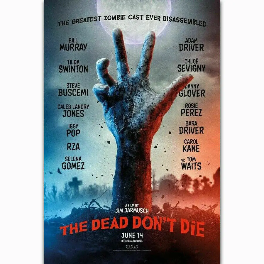 Hot The Dead Dont Die Horror Movie Bill Murray Film Wall Sticker Silk Poster Art Light Canvas Home Decoration
Hot The Dead Dont Die Horror Movie Bill Murray Film Wall Sticker Silk Poster Art Light Canvas Home Decoration
