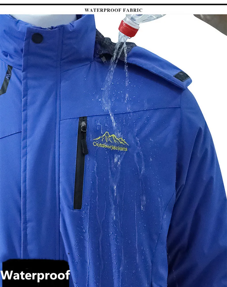 Winter Waterproof Jacket Men Autumn Thick Warm Hooded Parkas Coat Outdoor Tourism Mountain Outwear Windbreaker Hiking Jackets
Winter Waterproof Jacket Men Autumn Thick Warm Hooded Parkas Coat Outdoor Tourism Mountain Outwear Windbreaker Hiking Jackets