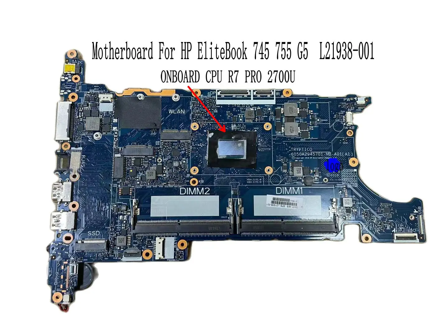 Материнская плата для ноутбука HP EliteBook L21938-001, L21938-601, G5, встроенный процессор R7 PRO 2700U
Материнская плата для ноутбука HP EliteBook L21938-001, L21938-601, G5, встроенный процессор R7 PRO 2700U