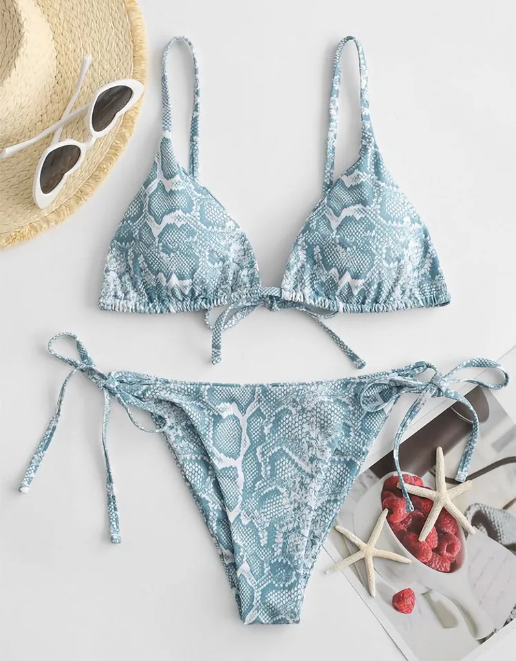 Luren Bikini 2021 Double-sided Leopard Snakeskin Printed Sexy Swimsuit Thong Bikini 2 Piece Sets Womens
Luren Bikini 2021 Double-sided Leopard Snakeskin Printed Sexy Swimsuit Thong Bikini 2 Piece Sets Womens