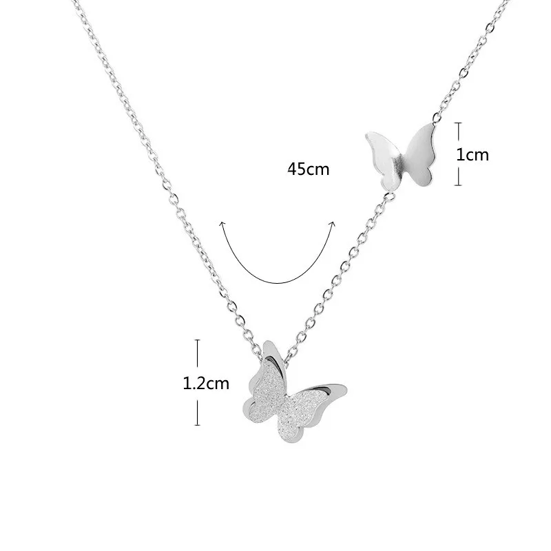 Butterfly clavicle chain short chain titanium steel rose gold personality versatile necklace
Butterfly clavicle chain short chain titanium steel rose gold personality versatile necklace