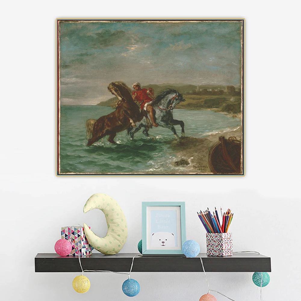 Citon Eugene Delacroix《Horses Leaving the Sea》Canvas Oil Painting Artwork Poster Picture Wall Background Decor Home Decoration
Citon Eugene Delacroix《Horses Leaving the Sea》Canvas Oil Painting Artwork Poster Picture Wall Background Decor Home Decoration