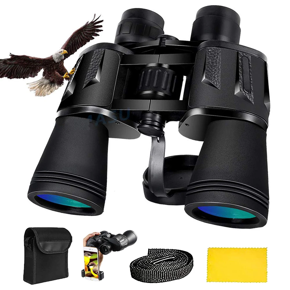 20X50 Powerful Binoculars HD Professional Telescope BAK4 Prism Optics Low Light Night Vision for Birdwatching Travel Hunting
20X50 Powerful Binoculars HD Professional Telescope BAK4 Prism Optics Low Light Night Vision for Birdwatching Travel Hunting