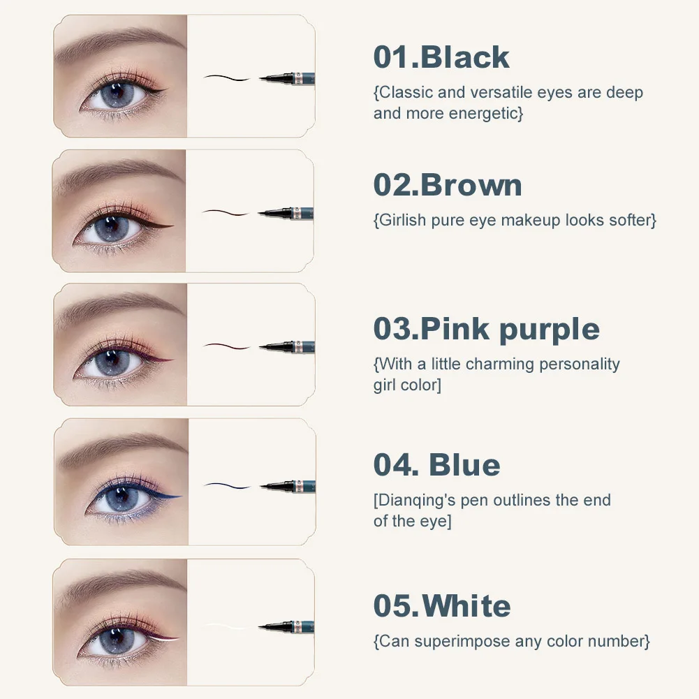 Liquid Eyeliner Pen Waterproof Smudge-proof Long-lasting Eyeliner Pen Quick Drying Eyeliner Eye Makeup for Women Fast Delivery
Liquid Eyeliner Pen Waterproof Smudge-proof Long-lasting Eyeliner Pen Quick Drying Eyeliner Eye Makeup for Women Fast Delivery