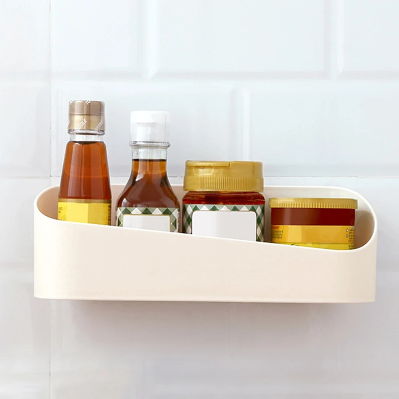 ABS Traceless Shelf Rack Self Adhesive No Drill Wall Storage Box for Bathroom Kitchen _WK
ABS Traceless Shelf Rack Self Adhesive No Drill Wall Storage Box for Bathroom Kitchen _WK
