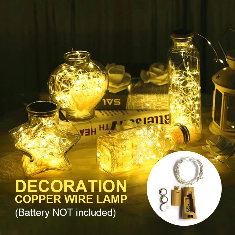 Colorful light String copper wire light Halloween decor lights Fairy Lights LED strip light Christmas decorations for home
Colorful light String copper wire light Halloween decor lights Fairy Lights LED strip light Christmas decorations for home