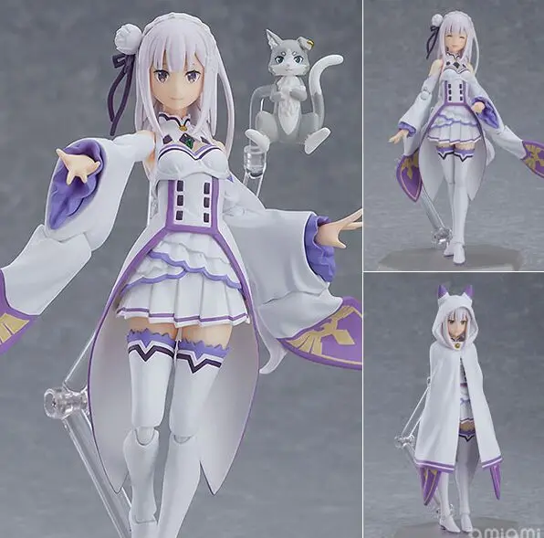 Фигурка figma 419 из ПВХ оригинальная Эмилия эмирия ре: жизнь в другом мире