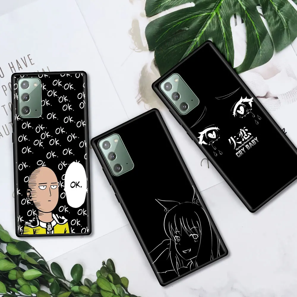 Japanes Anime Coque For Samsung Galaxy Note 20 Ultra 5G 10 Plus 9 8 Note10 Lite Shockproof Phone Case Black Capas One Punch Man
Japanes Anime Coque For Samsung Galaxy Note 20 Ultra 5G 10 Plus 9 8 Note10 Lite Shockproof Phone Case Black Capas One Punch Man