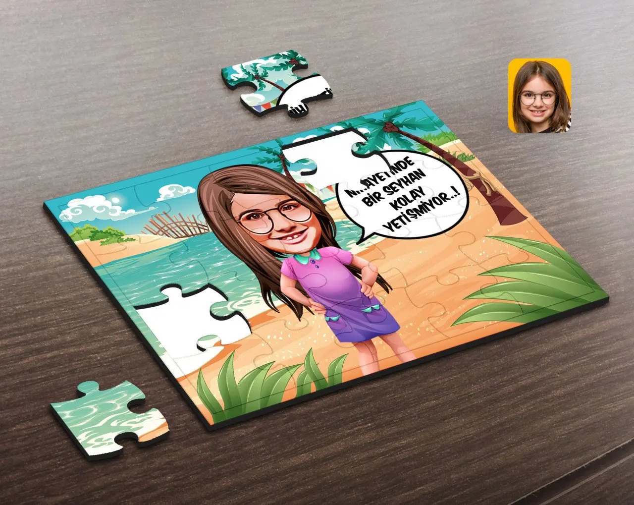 Персонализированный женский ребенок легко растущий карикатурный деревянный пазл-5 украшений подарок подружкам момент Счастливый дизайн с... 
Персонализированный женский ребенок легко растущий карикатурный деревянный пазл-5 украшений подарок подружкам момент Счастливый дизайн с...