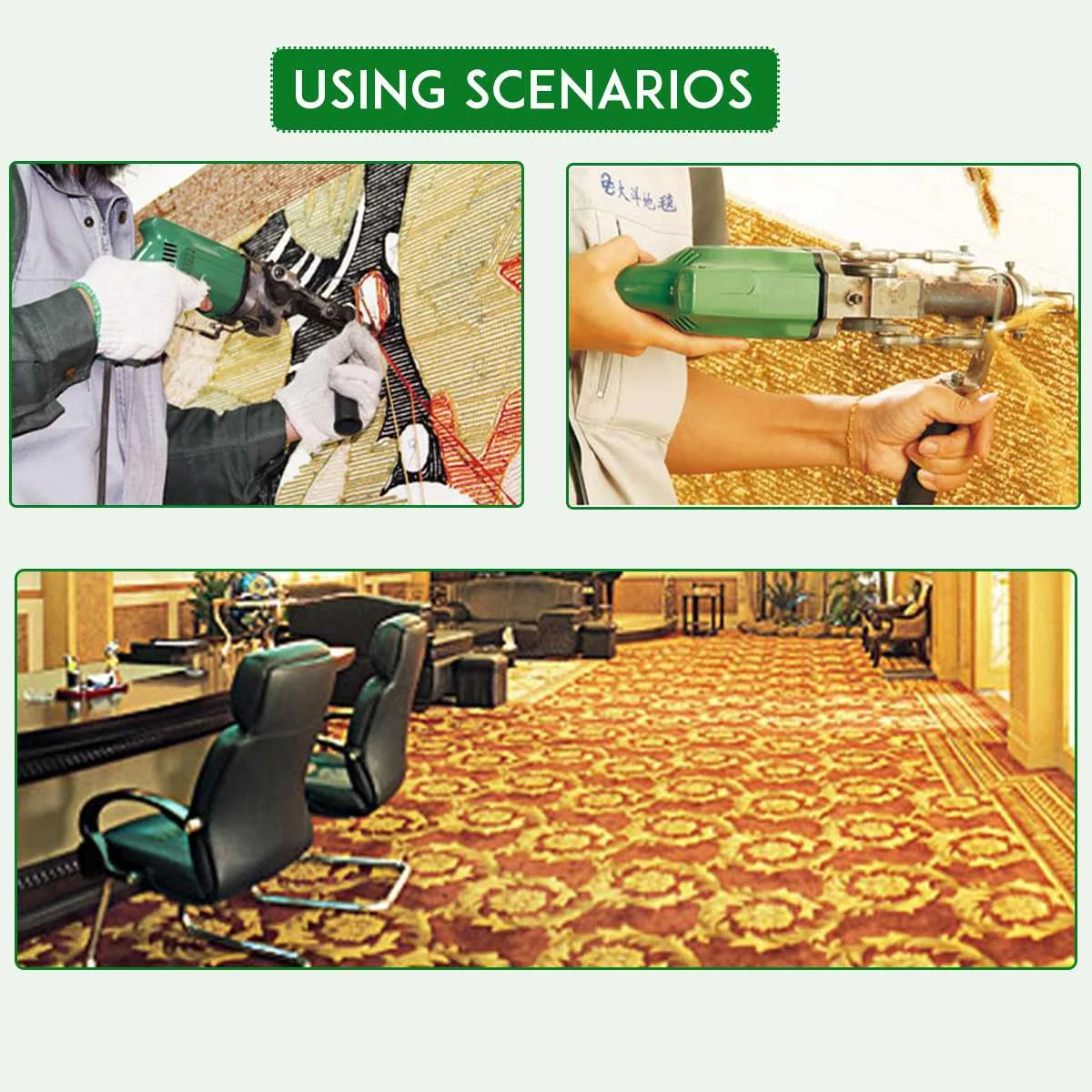 220V 240W 2400rpm Electric Hand Rug Tufting Gun Portable Carpet Weaving Rug Machine Cut&Loop Pile 50~60Hz Variable Speed
220V 240W 2400rpm Electric Hand Rug Tufting Gun Portable Carpet Weaving Rug Machine Cut&Loop Pile 50~60Hz Variable Speed