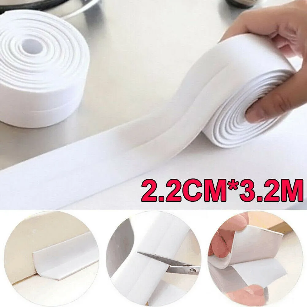 Shower Sink Bath Sealing Strip Tape Mildew Strip For Bathroom Kitchen Waterproof Wall Sticker Sink Edge Gap
Shower Sink Bath Sealing Strip Tape Mildew Strip For Bathroom Kitchen Waterproof Wall Sticker Sink Edge Gap