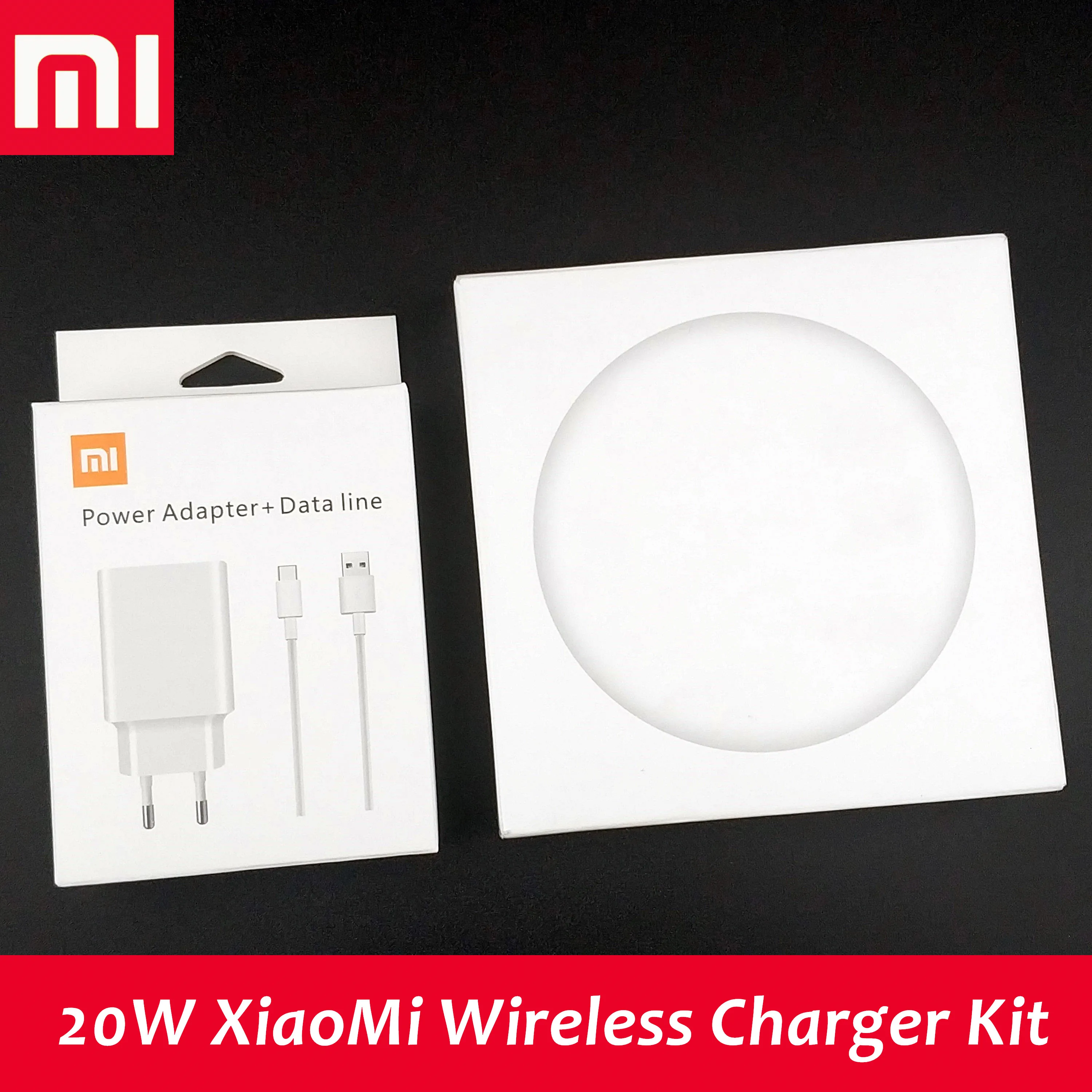 Зарядное устройство xiaomi qc 4 0 беспроводное зарядное Qi Smart 27 Вт быстрый кабель usb type c