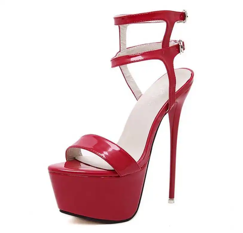 New 2019 new ultra high heel women's sandals women's summer thin heel waterproof platform night club sexy high heel shoes
New 2019 new ultra high heel women's sandals women's summer thin heel waterproof platform night club sexy high heel shoes