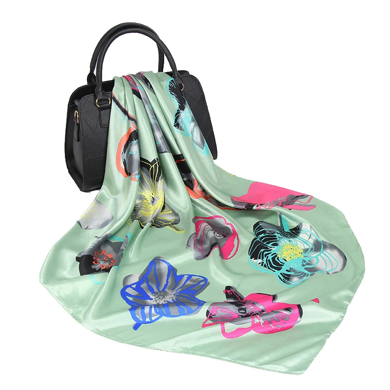 Head Hair Scarf Women Luxury Brand Square 90*90cm Silk Sjaal Bandana female muffler Shawl Satin Hijab Scarves
Head Hair Scarf Women Luxury Brand Square 90*90cm Silk Sjaal Bandana female muffler Shawl Satin Hijab Scarves