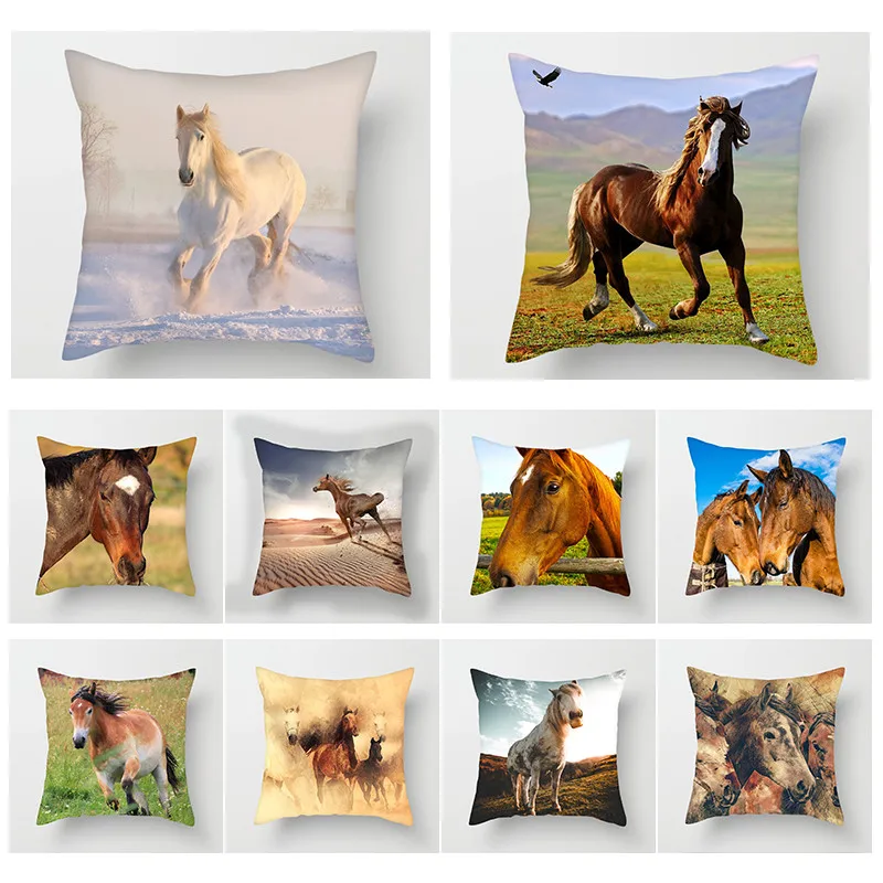 Fuwatacchi Wild Grassland Horse Cushion Cover Wild Animals Throw Pillows Case For Home Chair Sofa Decorative Pillow Covers 2019
Fuwatacchi Wild Grassland Horse Cushion Cover Wild Animals Throw Pillows Case For Home Chair Sofa Decorative Pillow Covers 2019