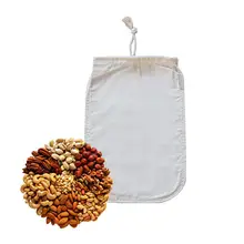 Filter Bag Nut Milk Bag Food-grade Odorless Fine Mesh Reusable Wine Coffee Bean Juice Milk Bag Food Strainer