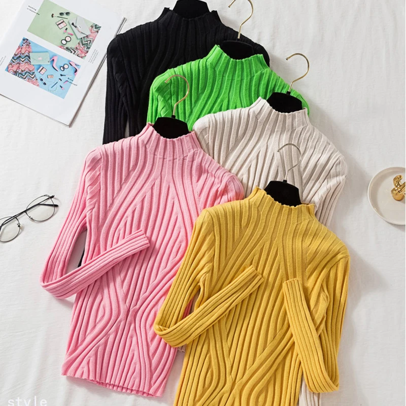 SEDUTMO 2020 Winter Slim Sweater Women Pullovers Turtleneck Jumper Knitted Sweater Women Long Sleeve White Stretch Top ED1214
SEDUTMO 2020 Winter Slim Sweater Women Pullovers Turtleneck Jumper Knitted Sweater Women Long Sleeve White Stretch Top ED1214