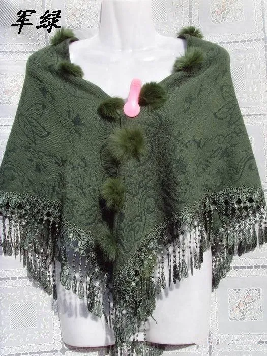 Noble Beige Triangle Chinese Women's Cashmere Rabbit Fur Shawl Scarf Scarves Flowers SA-6
Noble Beige Triangle Chinese Women's Cashmere Rabbit Fur Shawl Scarf Scarves Flowers SA-6