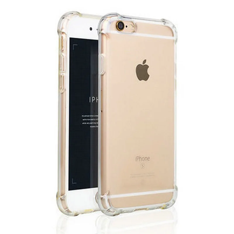 Прозрачный противоударный силиконовый чехол для iPhone 11 Pro X XS Max XR 6 5 S 7 8 SE 2 2020 Plus 360