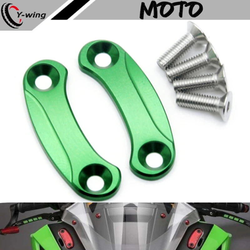 Motorcycle Windscreen Windshield Mirror Hole Cap Driven Mirror Eliminators Cover For Kawasaki ZX-6R ZX-10R ZX6R ZX10R zx6r 10r
Motorcycle Windscreen Windshield Mirror Hole Cap Driven Mirror Eliminators Cover For Kawasaki ZX-6R ZX-10R ZX6R ZX10R zx6r 10r