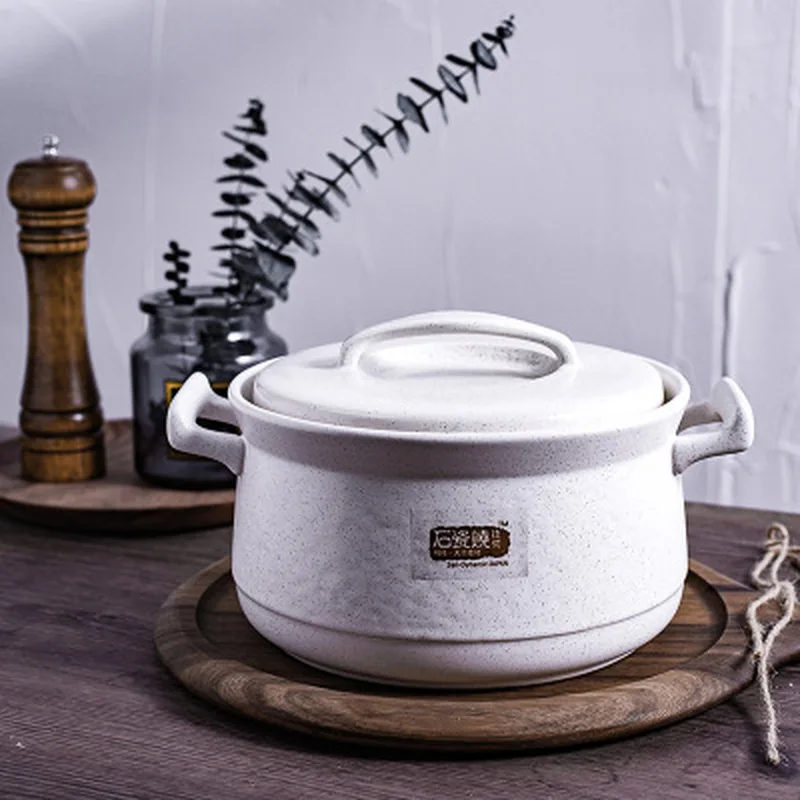 Japanese style porcelain stone open fire heat resistant ceramic non stick casserole soup pot kitchen household deep pot
Japanese style porcelain stone open fire heat resistant ceramic non stick casserole soup pot kitchen household deep pot
