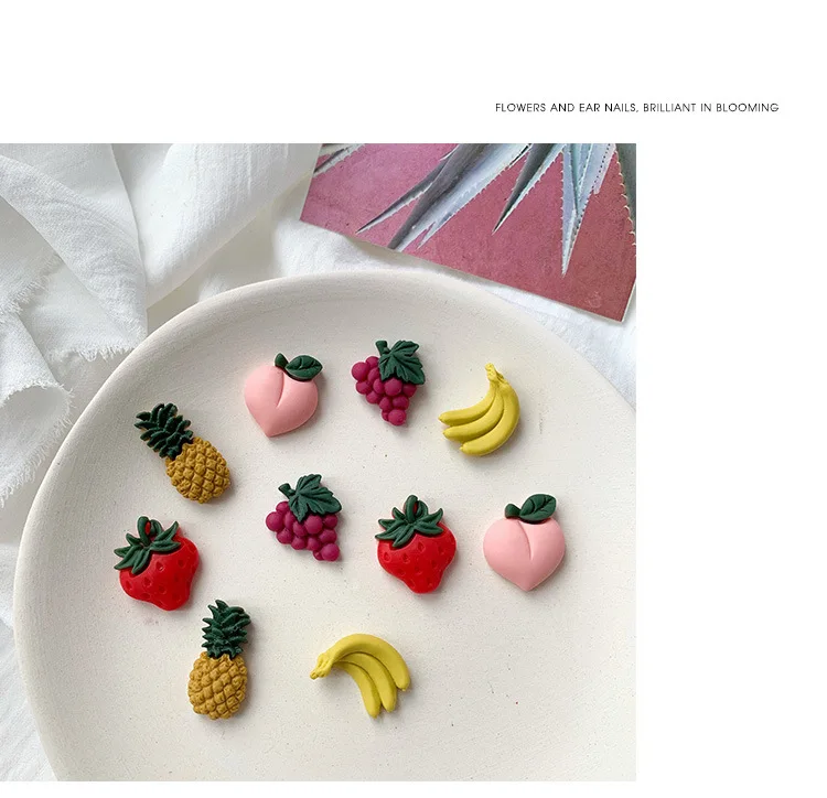 Colorful Girl Cute Fruit Fashion Earrings Cherry Grapes Dangler Eardrop Clasp Strawberry Pineapple Grape Wedding Trinkets
Colorful Girl Cute Fruit Fashion Earrings Cherry Grapes Dangler Eardrop Clasp Strawberry Pineapple Grape Wedding Trinkets