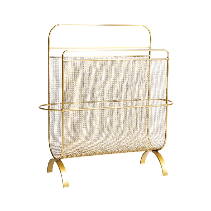 European style retro magazine rack simple metal storage rack living room bedroom storage small bookshelf
European style retro magazine rack simple metal storage rack living room bedroom storage small bookshelf