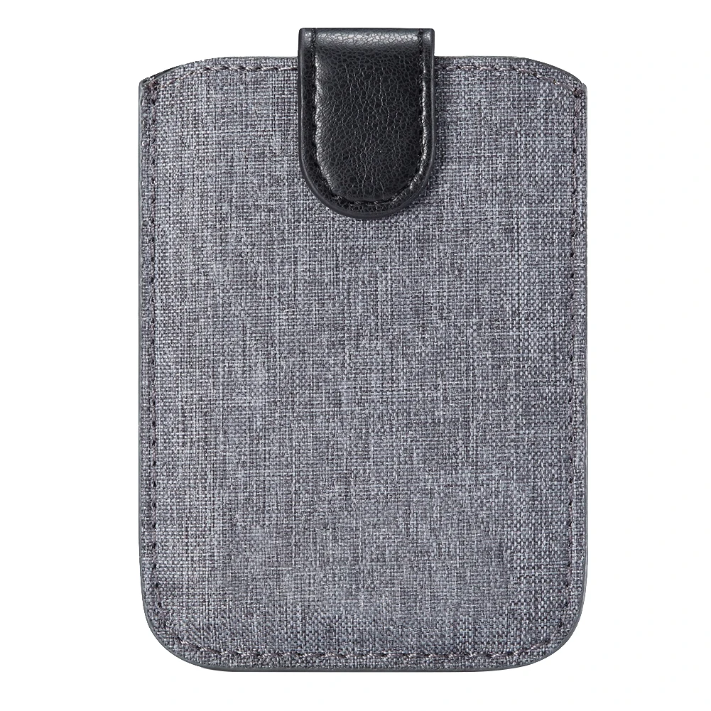 Холщовый универсальный чехол для кредитных карт, портативный чехол-книжка для телефона, держатель для карт, клейкий кошелек, модный карман ... 
Холщовый универсальный чехол для кредитных карт, портативный чехол-книжка для телефона, держатель для карт, клейкий кошелек, модный карман ...