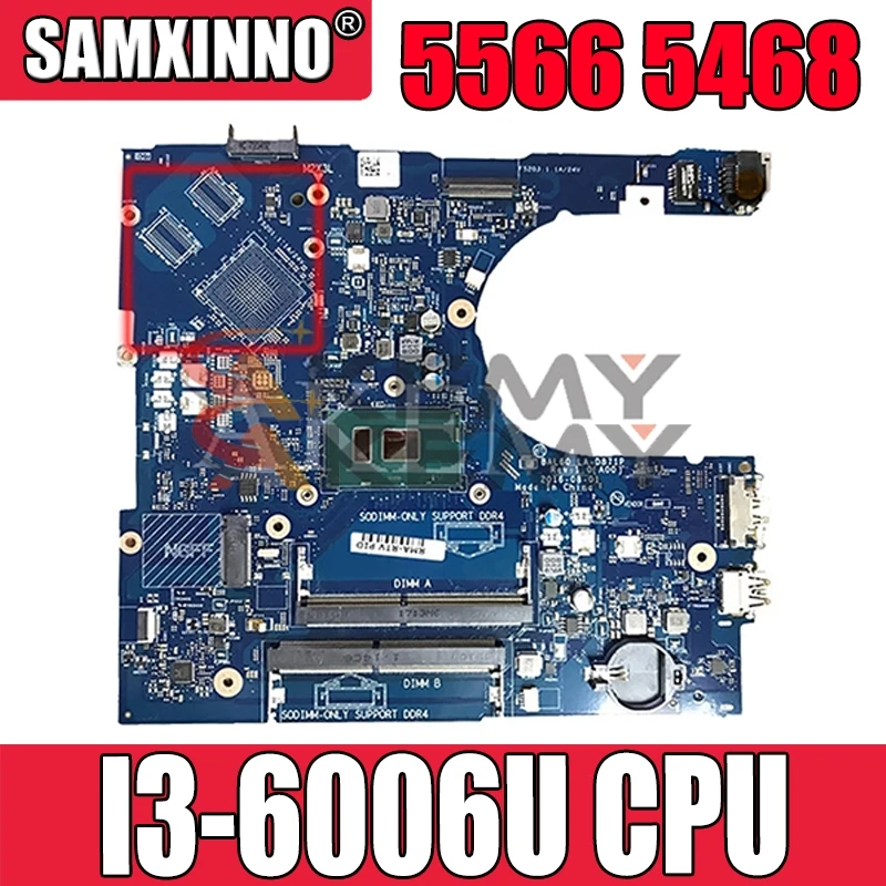 Для Dell inspiron 5566 5468 Материнская плата ноутбука 0KCKCP 0DPC8T CN-0DPC8T LA-D871P I3-6006U SR2UW 100% рабочих
Для Dell inspiron 5566 5468 Материнская плата ноутбука 0KCKCP 0DPC8T CN-0DPC8T LA-D871P I3-6006U SR2UW 100% рабочих
