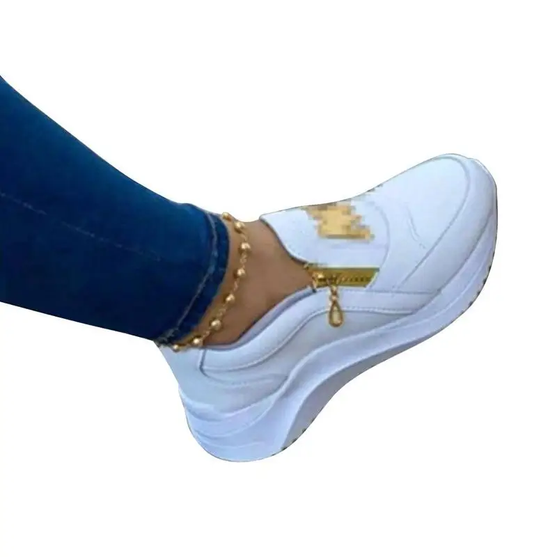 Women's Walking Fashion Casual Sneakers Color Rubber Sole Platform Shoes Flat Platform Comfortable Slip-on Outdoor Shoes
Women's Walking Fashion Casual Sneakers Color Rubber Sole Platform Shoes Flat Platform Comfortable Slip-on Outdoor Shoes