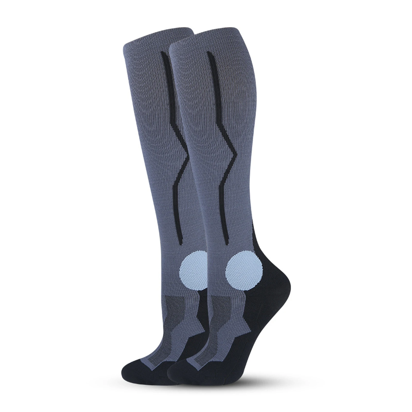 Elastic Compression Socks Men Women Knee High Colorful Stripe Pattern Sport Support Socks For Running Soccer Basketball Sports
Elastic Compression Socks Men Women Knee High Colorful Stripe Pattern Sport Support Socks For Running Soccer Basketball Sports