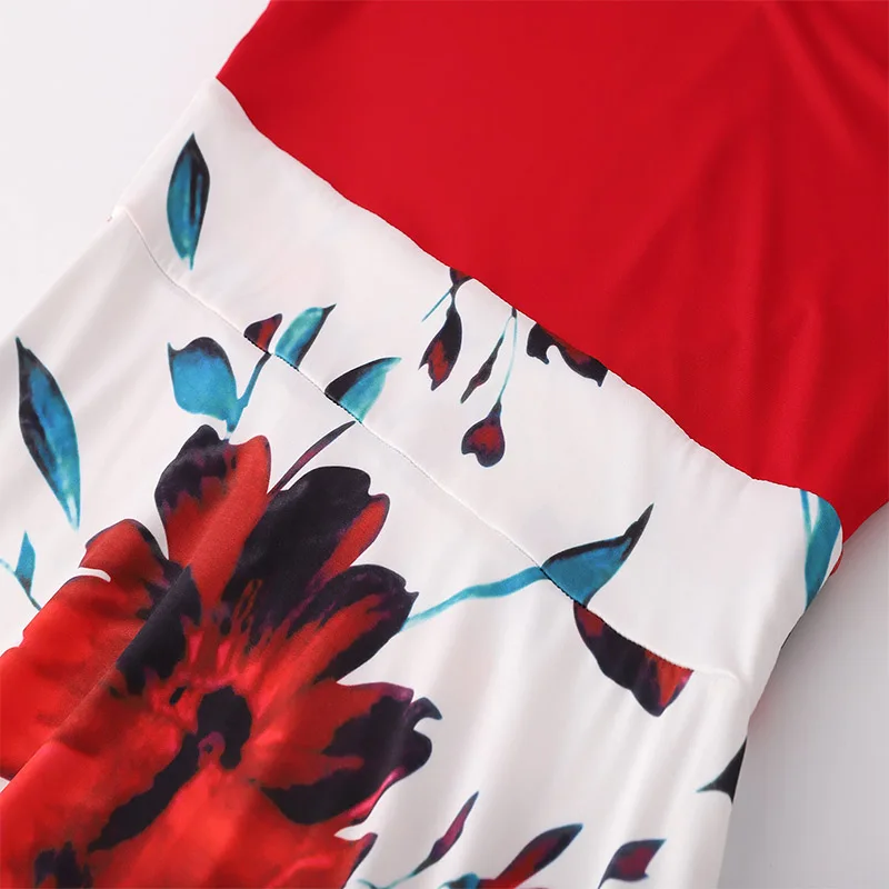 Plus Size 5XL Women's Summer Print Stitching Flower Casual Long Dress 2020 Elegant Sexy Lady Maxi Dresses Women
Plus Size 5XL Women's Summer Print Stitching Flower Casual Long Dress 2020 Elegant Sexy Lady Maxi Dresses Women
