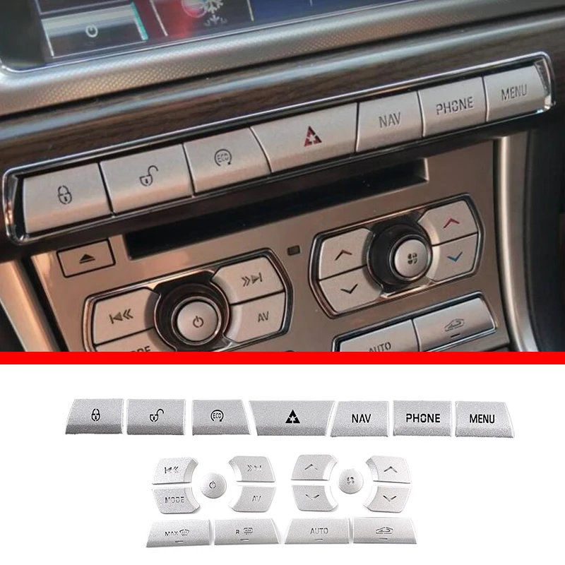 For Jaguar XF 2012-2015 Car Interior Central Control Air Conditioning Multimedia Button Cover Sticker Car Accessories
For Jaguar XF 2012-2015 Car Interior Central Control Air Conditioning Multimedia Button Cover Sticker Car Accessories