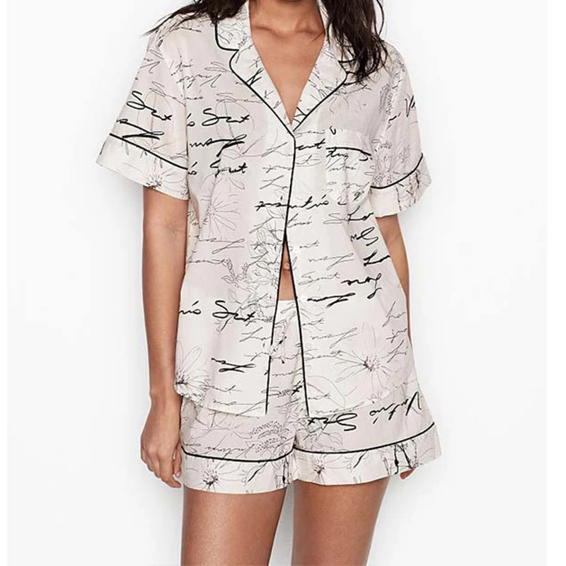 Summer Short Pijamas Set Satin Silk Pajmas for Women Pjs Sleepwear Fashion Loungewear Homewear Home Clothes 
Summer Short Pijamas Set Satin Silk Pajmas for Women Pjs Sleepwear Fashion Loungewear Homewear Home Clothes