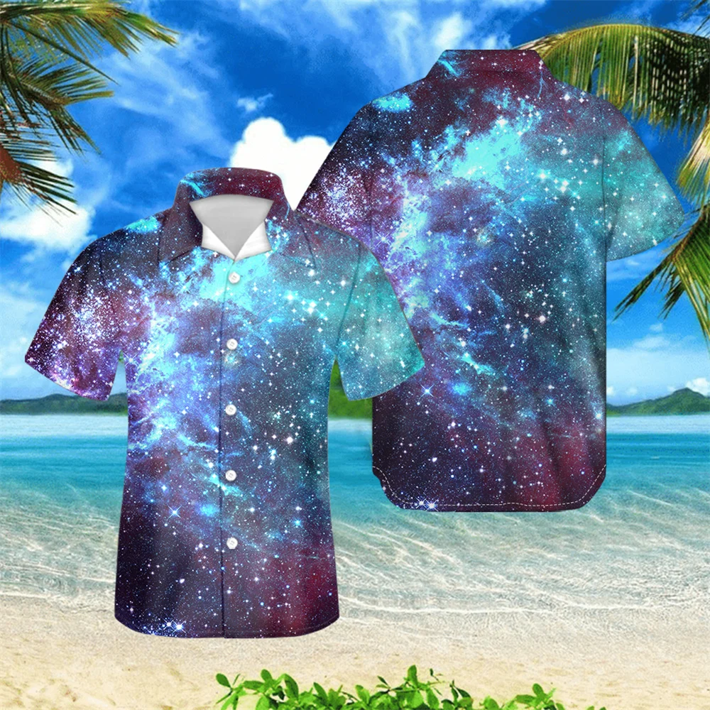Мужская гавайская рубашка, летняя пляжная Классическая рубашка с короткими рукавами, принтом звезд, поля/космоса/галактики, на пуговицах, к...
Мужская гавайская рубашка, летняя пляжная Классическая рубашка с короткими рукавами, принтом звезд, поля/космоса/галактики, на пуговицах, к...