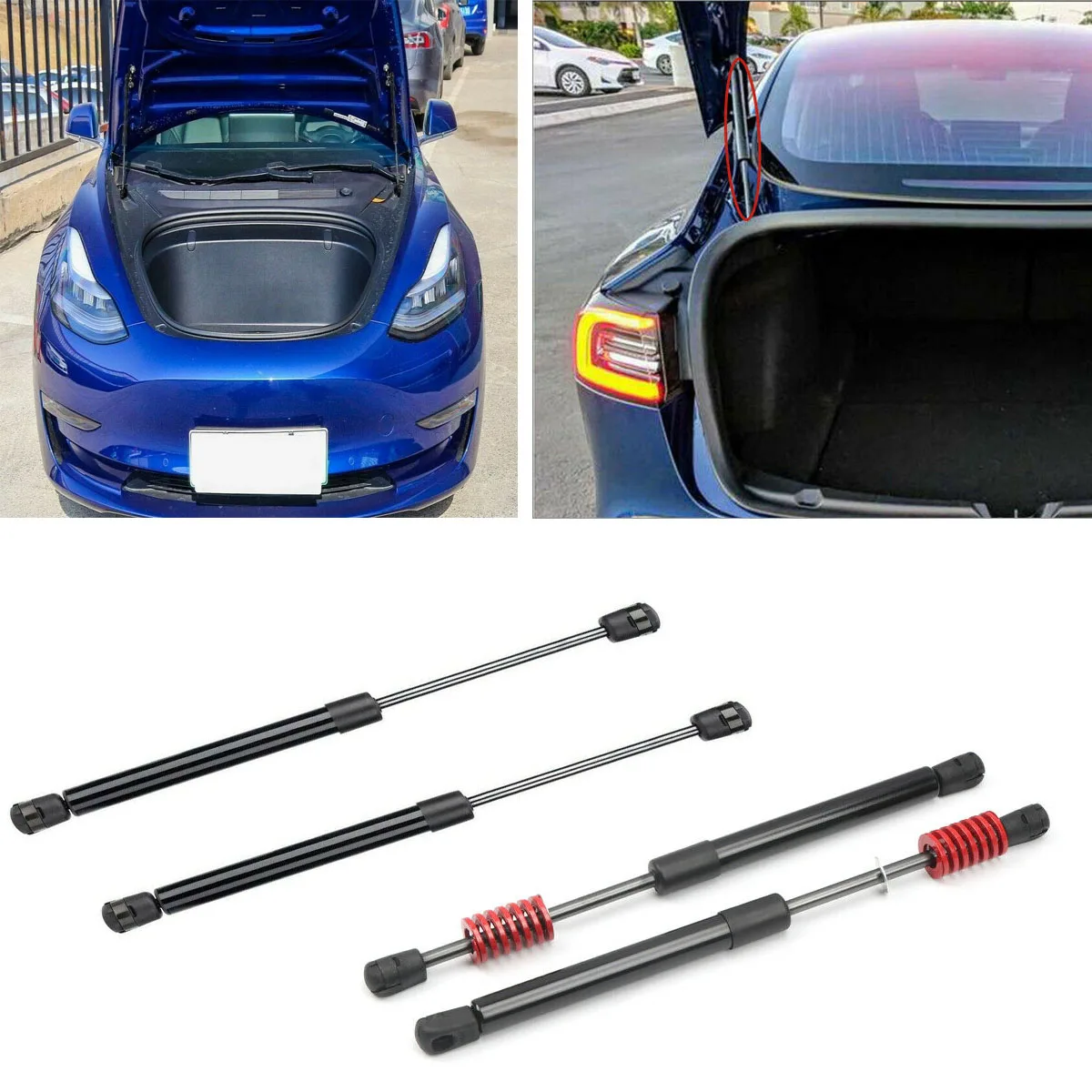 Front Engine Hood Rear Trunk Tailgate Boot Gas Struts Spring Shock Lift Support For Tesla Model 3 2017 - 2020 Car Styling
Front Engine Hood Rear Trunk Tailgate Boot Gas Struts Spring Shock Lift Support For Tesla Model 3 2017 - 2020 Car Styling