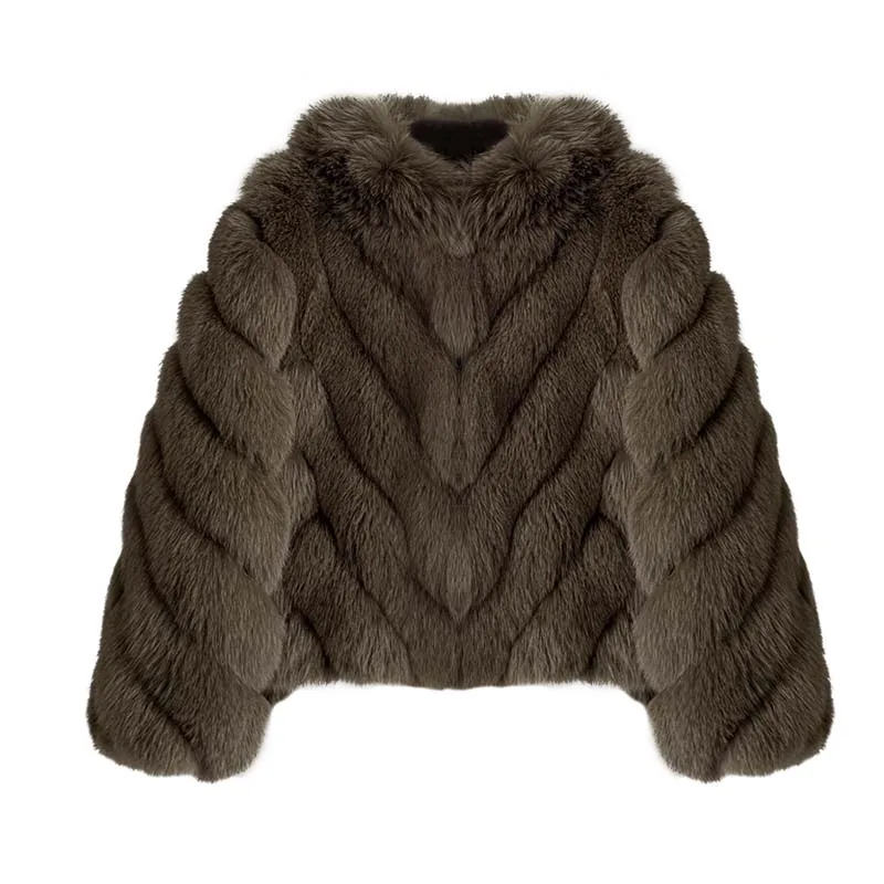Real Fur Coat Women Fashionable Diagonal Stripes Loose Full Pelt Fox fur Hooded 2020 New Soft Furry Overcoat Ladies High Quality
Real Fur Coat Women Fashionable Diagonal Stripes Loose Full Pelt Fox fur Hooded 2020 New Soft Furry Overcoat Ladies High Quality