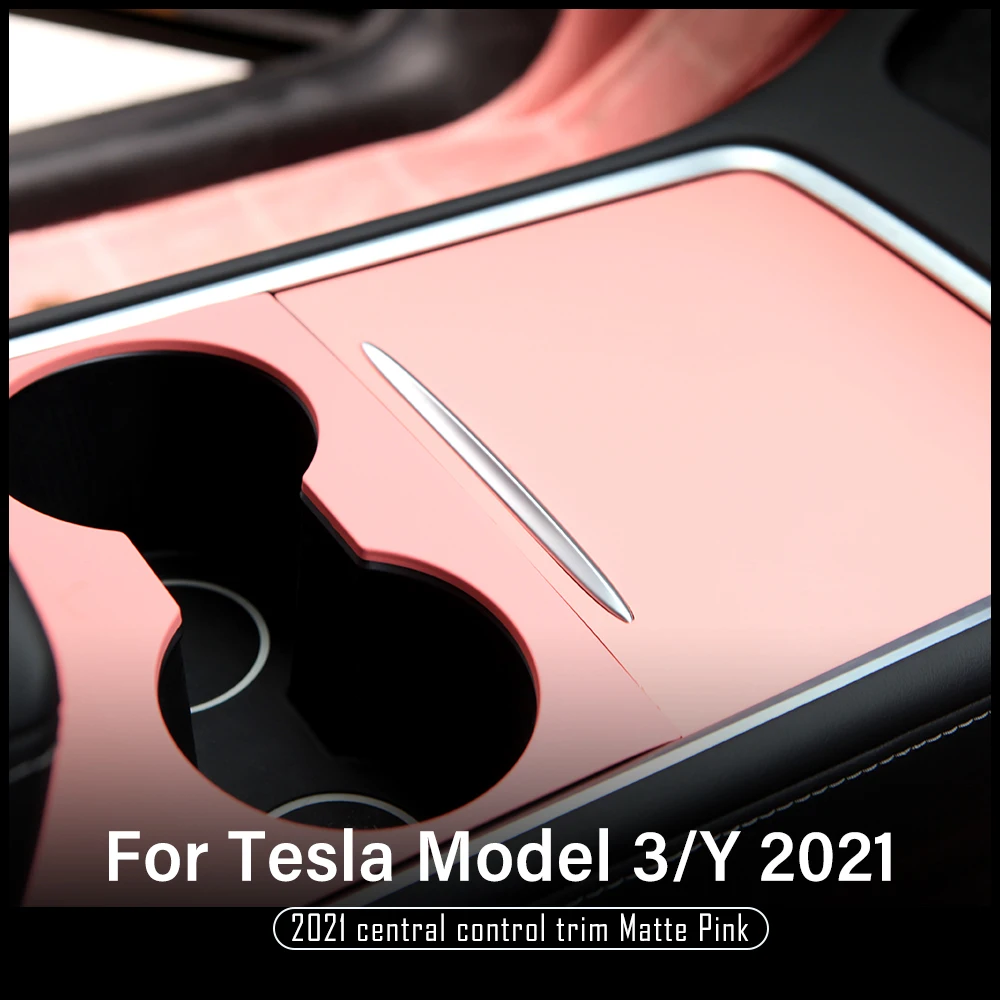 Model3 Car Central Control Panel Protective For Tesla Model Y 2021 Accessories Matte Pink ABS Model Three model Y
Model3 Car Central Control Panel Protective For Tesla Model Y 2021 Accessories Matte Pink ABS Model Three model Y