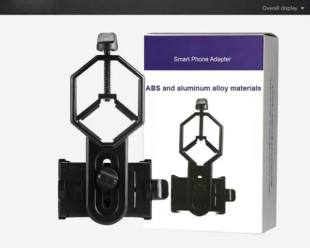 Cell Phone Adapter Clip Mount Binocular Monocular Spotting Scope Telescope Support Eyepiece Diameter: 25-48mm
Cell Phone Adapter Clip Mount Binocular Monocular Spotting Scope Telescope Support Eyepiece Diameter: 25-48mm